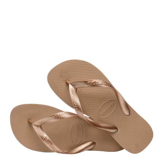 Sandalia de Mujer Havaianas Top Tiras Rosa - Dorado
