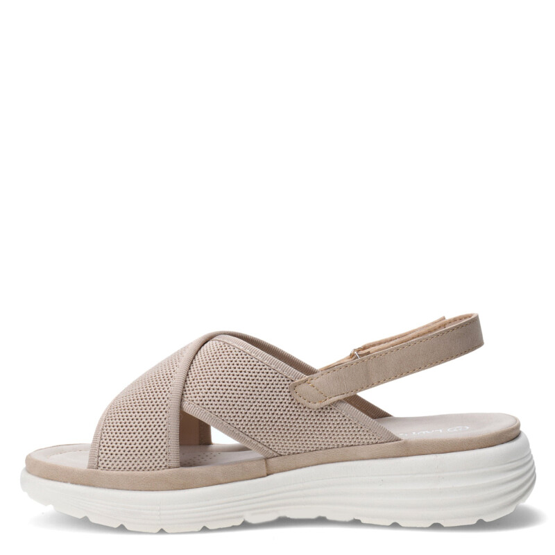 Sandalias de Mujer Lady Confort CHAPELLE con tiras cruzadas Beige