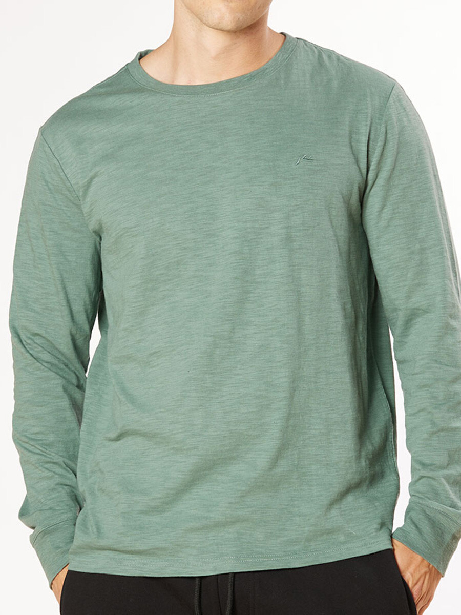 T-SHIRT M/L MARKW23 RUSTY - Verde Oscuro 