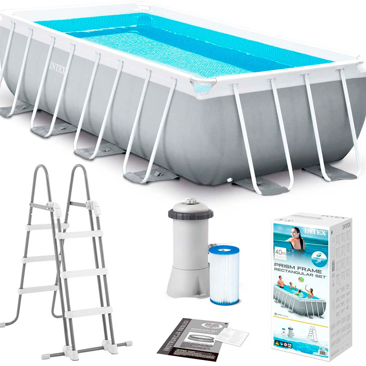 Piscina Intex Estructural 6836L 400x200x100+Bomba - Inx026788 