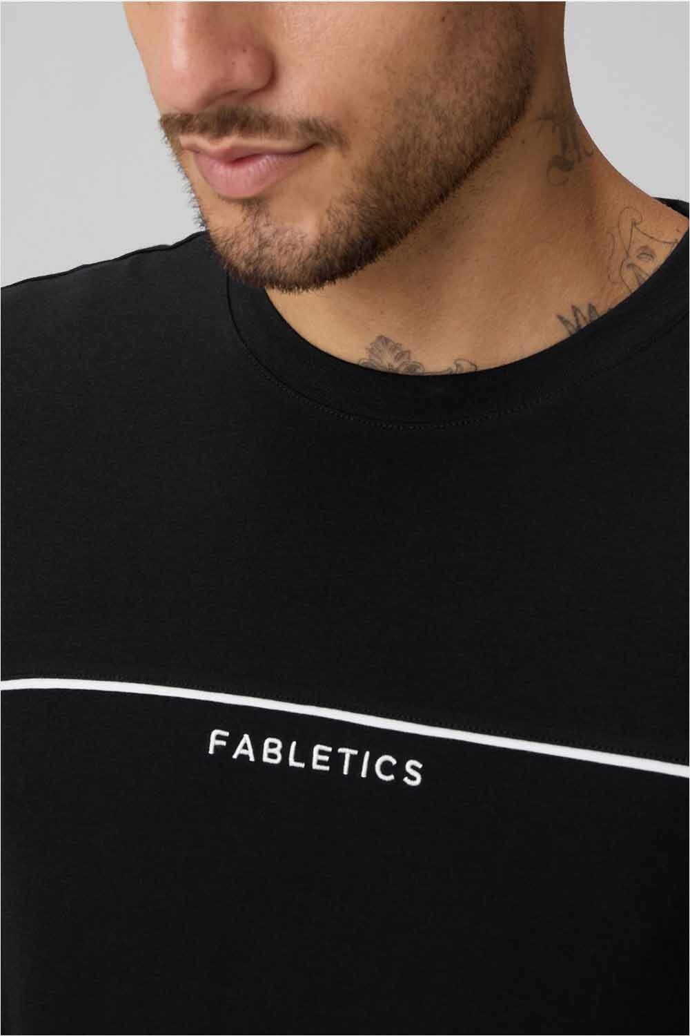 Short The 24-7 Tee Dna Stripe Hombre Black/Classic White