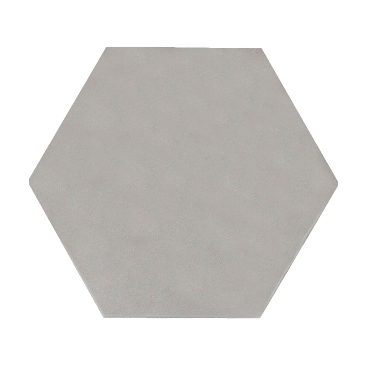 Porcelanato Hexagonal Gris Mate 19.8X22.8Cm Piso Pared - GAMAS DE GRIS 