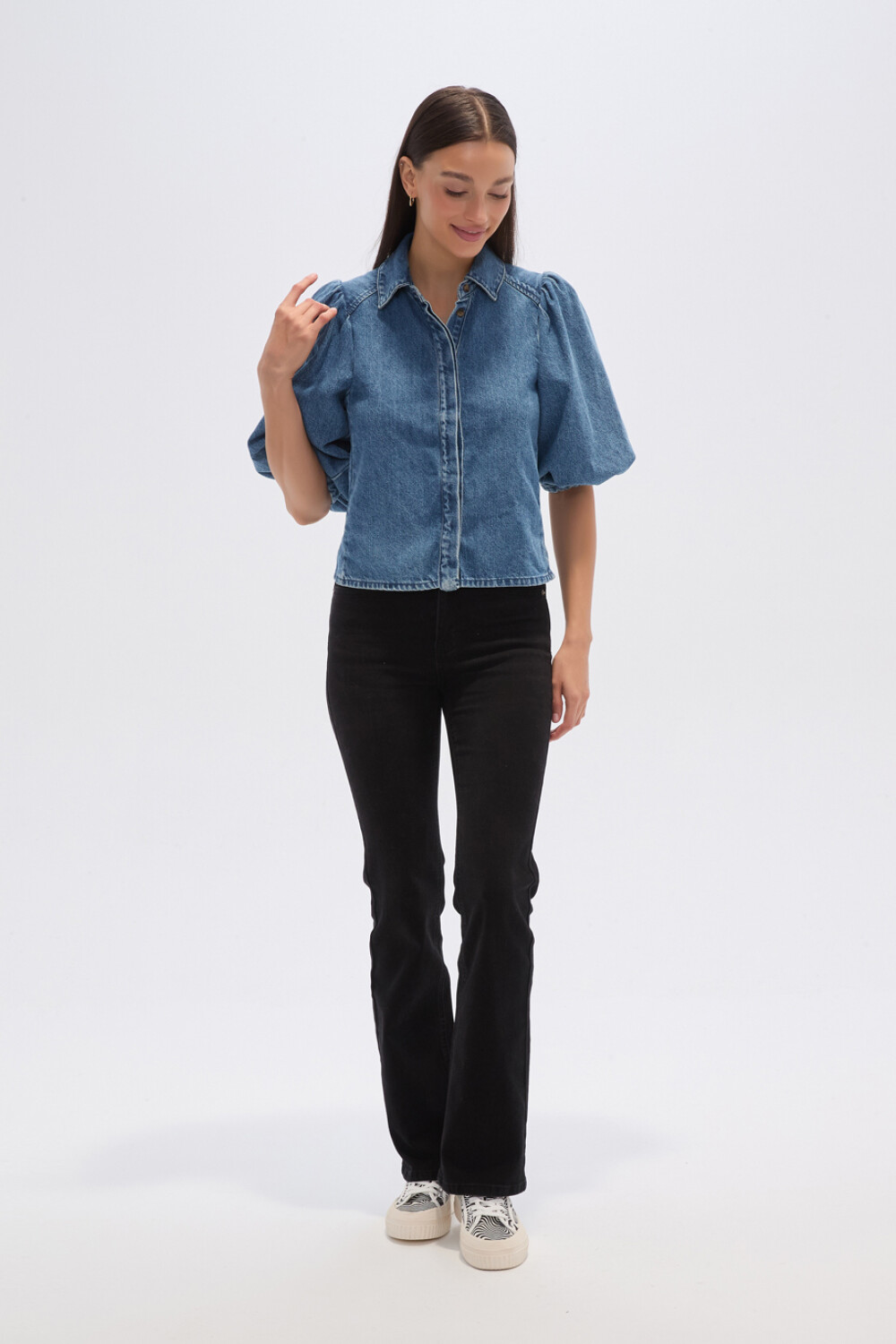 Camisa Senja Azul Medio