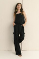 PANTALON CARGO NEGRO