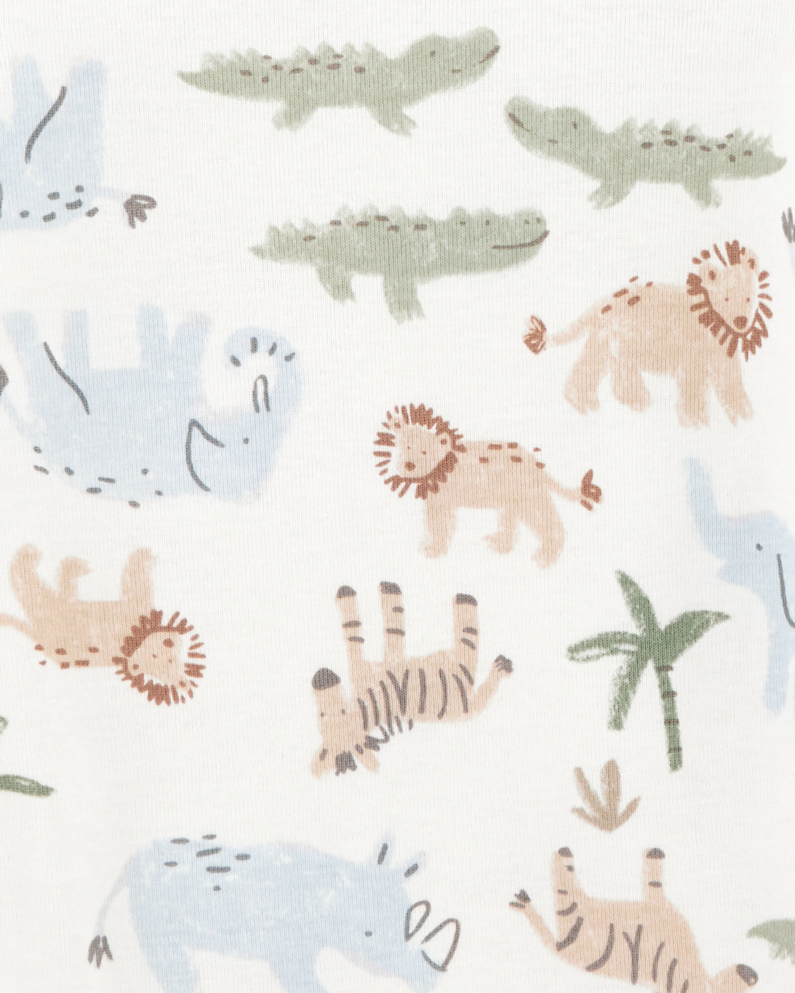 Pack cuatro bodies de algodón, diseño safari Pack cuatro bodies de algodón, diseño safari