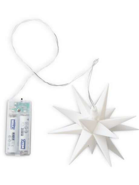 Estrella navideña HALIT Ø12 cm con LED blanco Estrella navideña HALIT Ø12 cm con LED blanco
