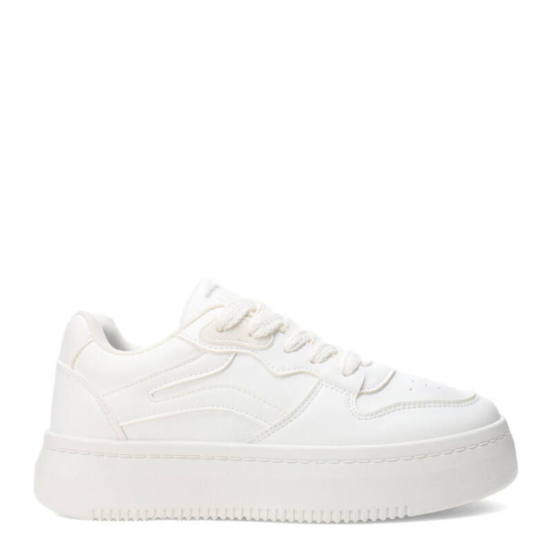 Championes de Mujer Miss Carol Varila Acordonada Blanco