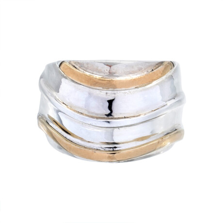 Anillo de plata y double de oro ktes Anillo de plata y double de oro ktes