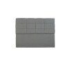 Respaldo 1 Plaza 1/2 Madera y Tela - London Gris