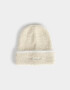 Gorro Gorro Peluche Bordado - Blanco Crudo