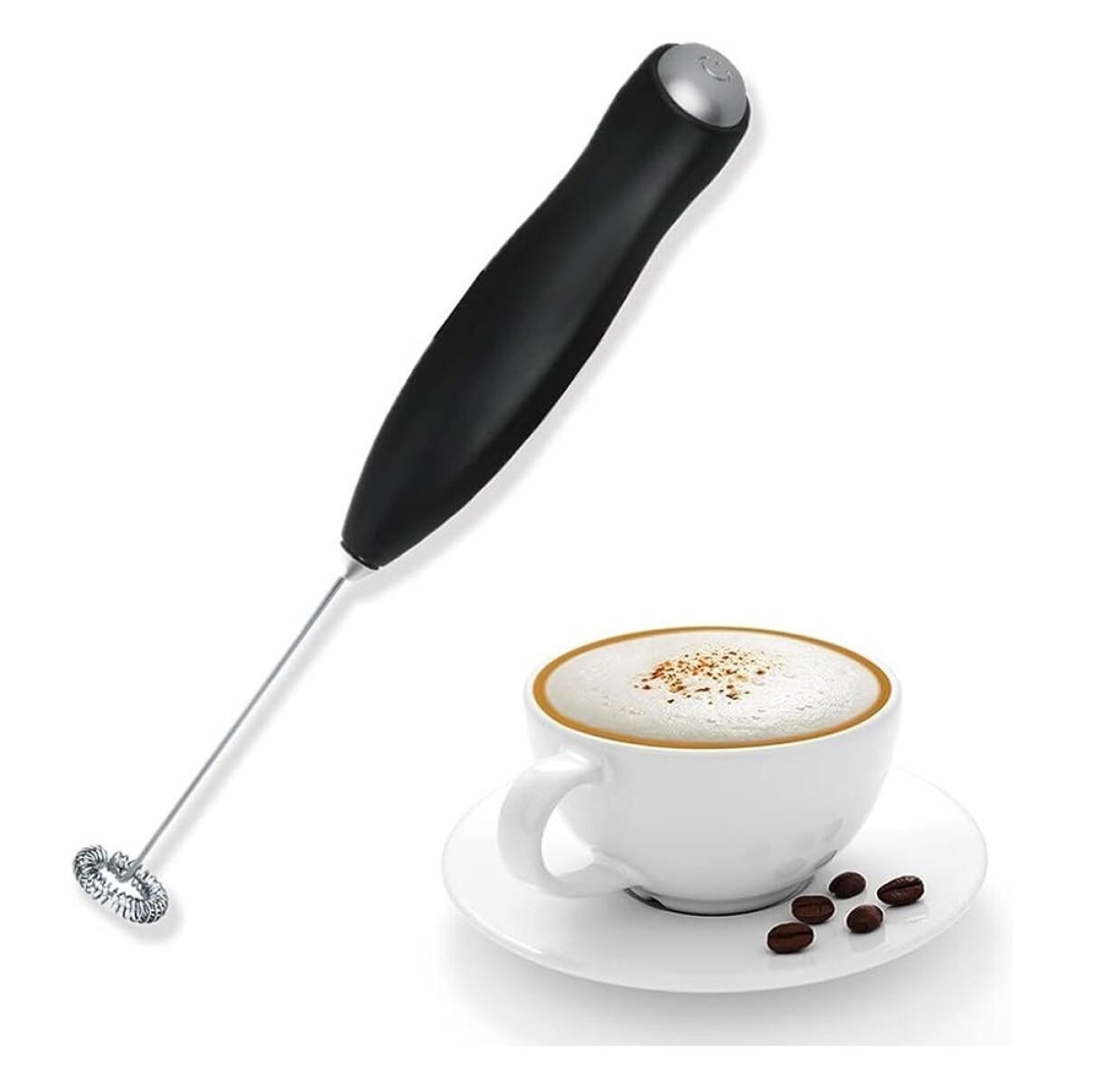 Batidor Para Leche Color Negro Selecta 