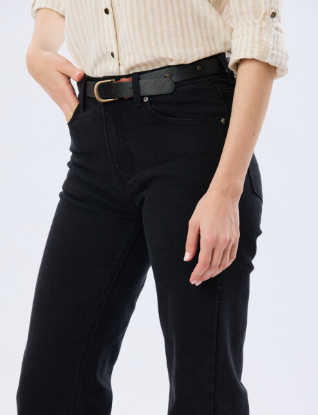 PANTALÓN DE JEAN WIDE LEG Negro