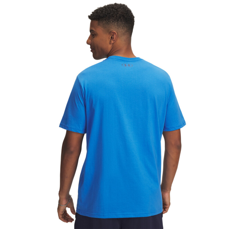 UA M REFLECTIVE BIG LOGO SS-ORG BLU-402