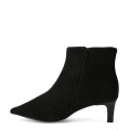 Botas de Mujer Bottero Caña Baja Y Taco Fino Negro