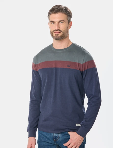 REMERA RAYADA Verde