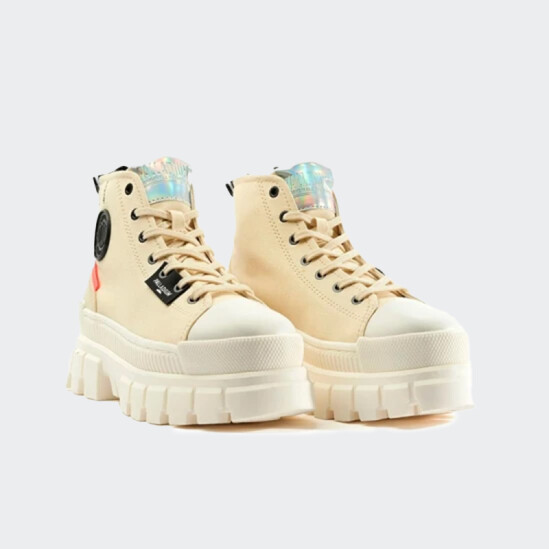 Botas Palladium Revolt HI TX Beige