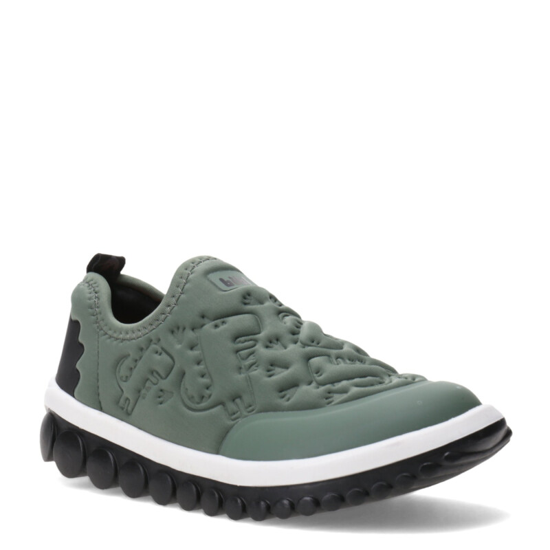Championes Infantiles Bibi Roller 2.0 Dino Verde - Negro