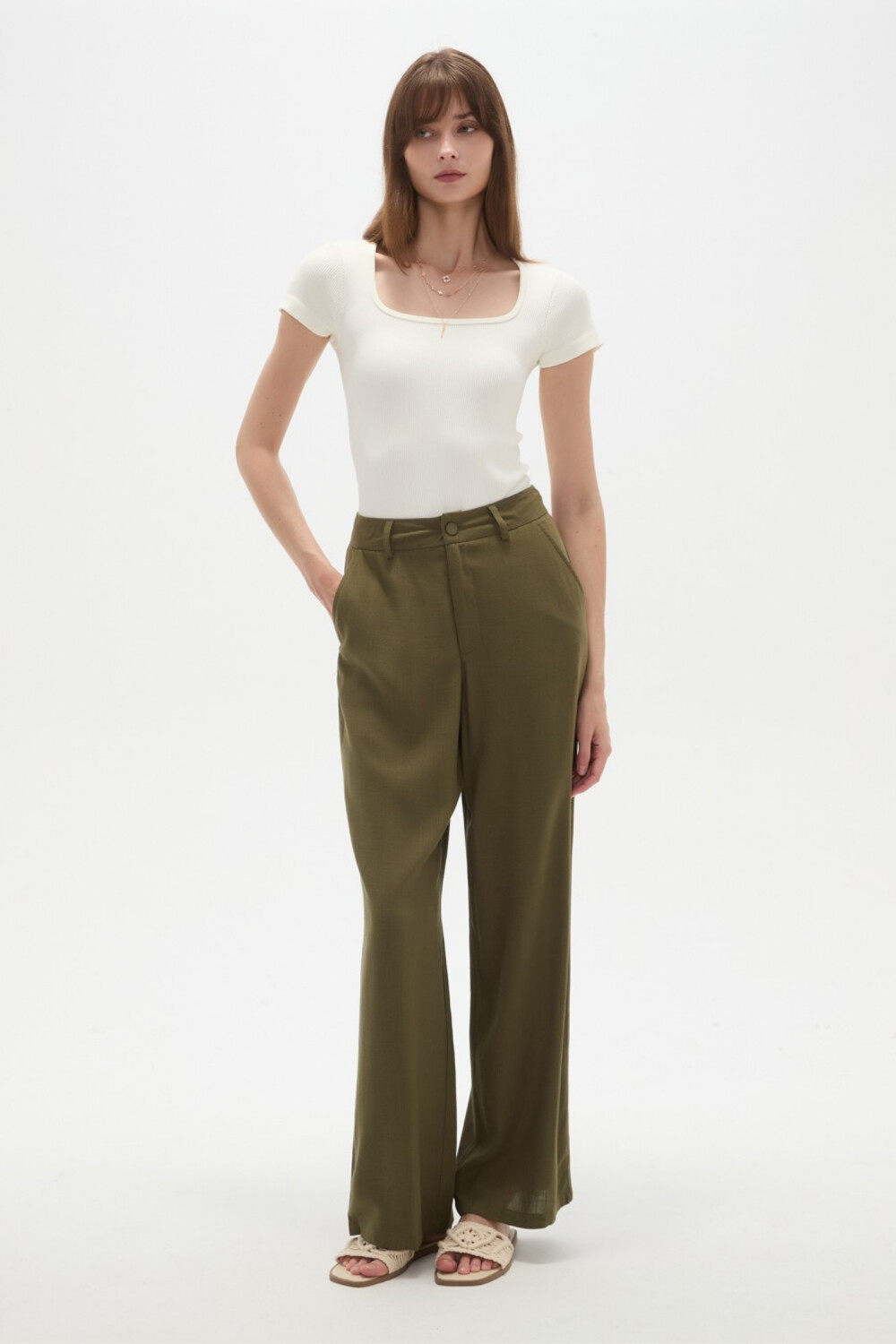 Pantalon Altova Verde Oliva