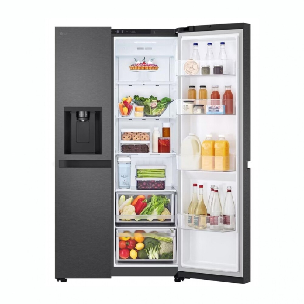 Refrigerador LG inverter 684L GS66SPM negro
