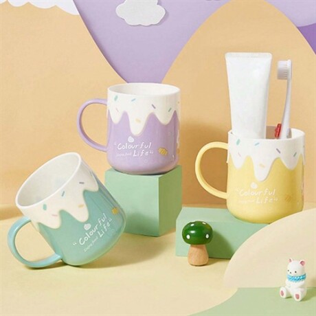 Vaso taza escolar helado Lila