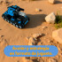 Auto Tanque Control Remoto Lanza Balas Hidrogel Recargable ® Color Azul