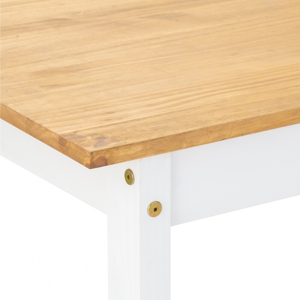 Juego de Comedor Lucia Plus 4 Sillas Madera - Blanco Juego de Comedor Lucia Plus 4 Sillas Madera - Blanco
