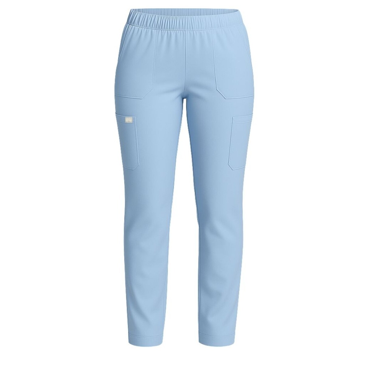 Pantalon Basic Elastizado ARGON - Dama - Celeste 
