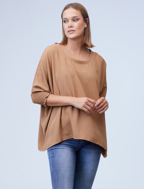 Blusa Oversized TOSTADO