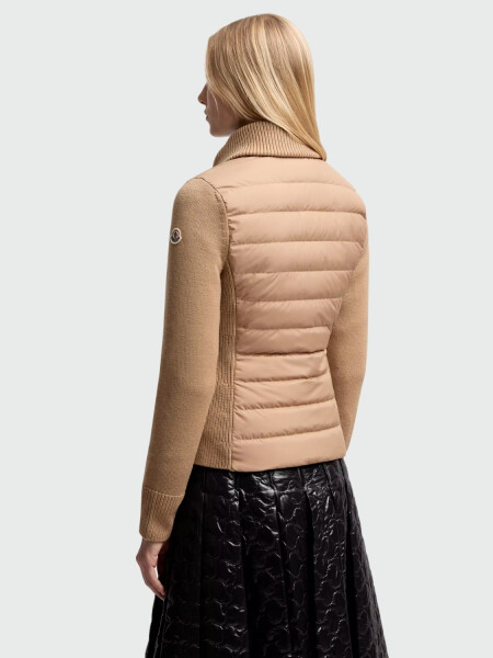 MONCLER - Cárdigan de Lana Tricot Alta Automática