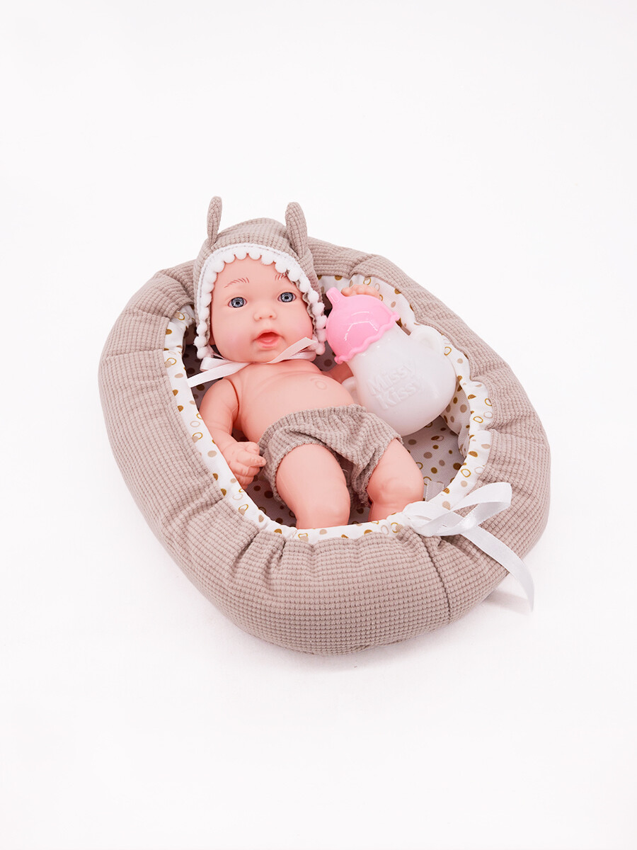 BEBE RECIEN NACIDO COLECHO - GRIS 