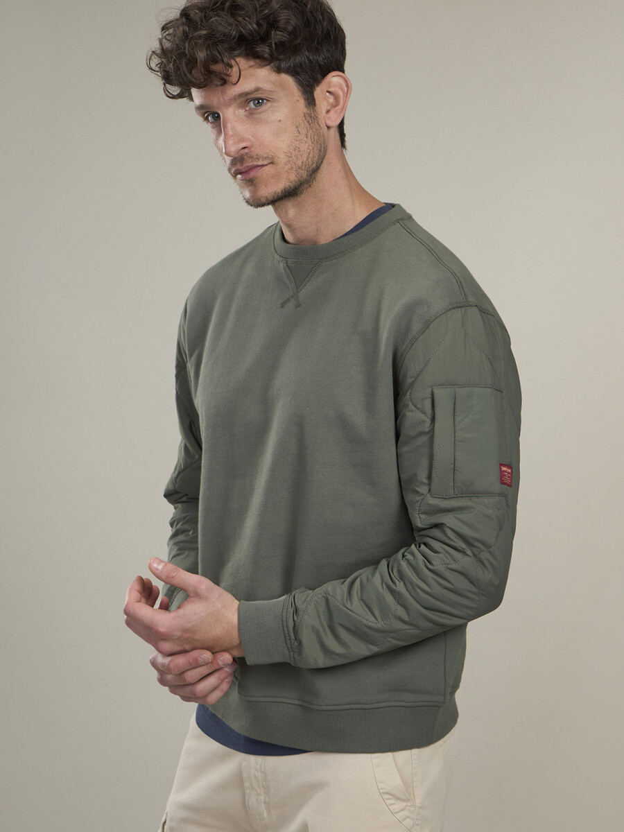 FLEECE TIOSHA - VERDE MILITAR 