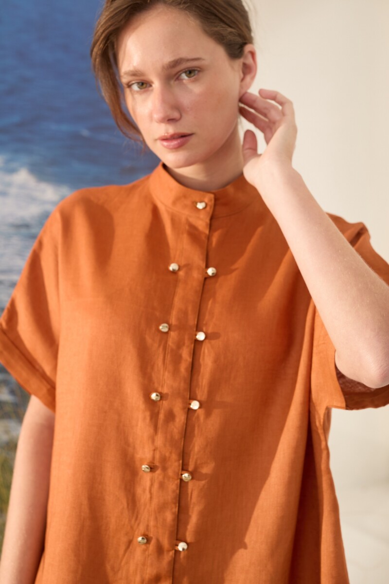 VESTIDO JAPON Terracota