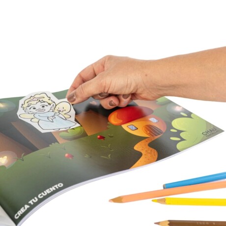 Libro para Colorear Cuentos Clasicos con Stickers 001