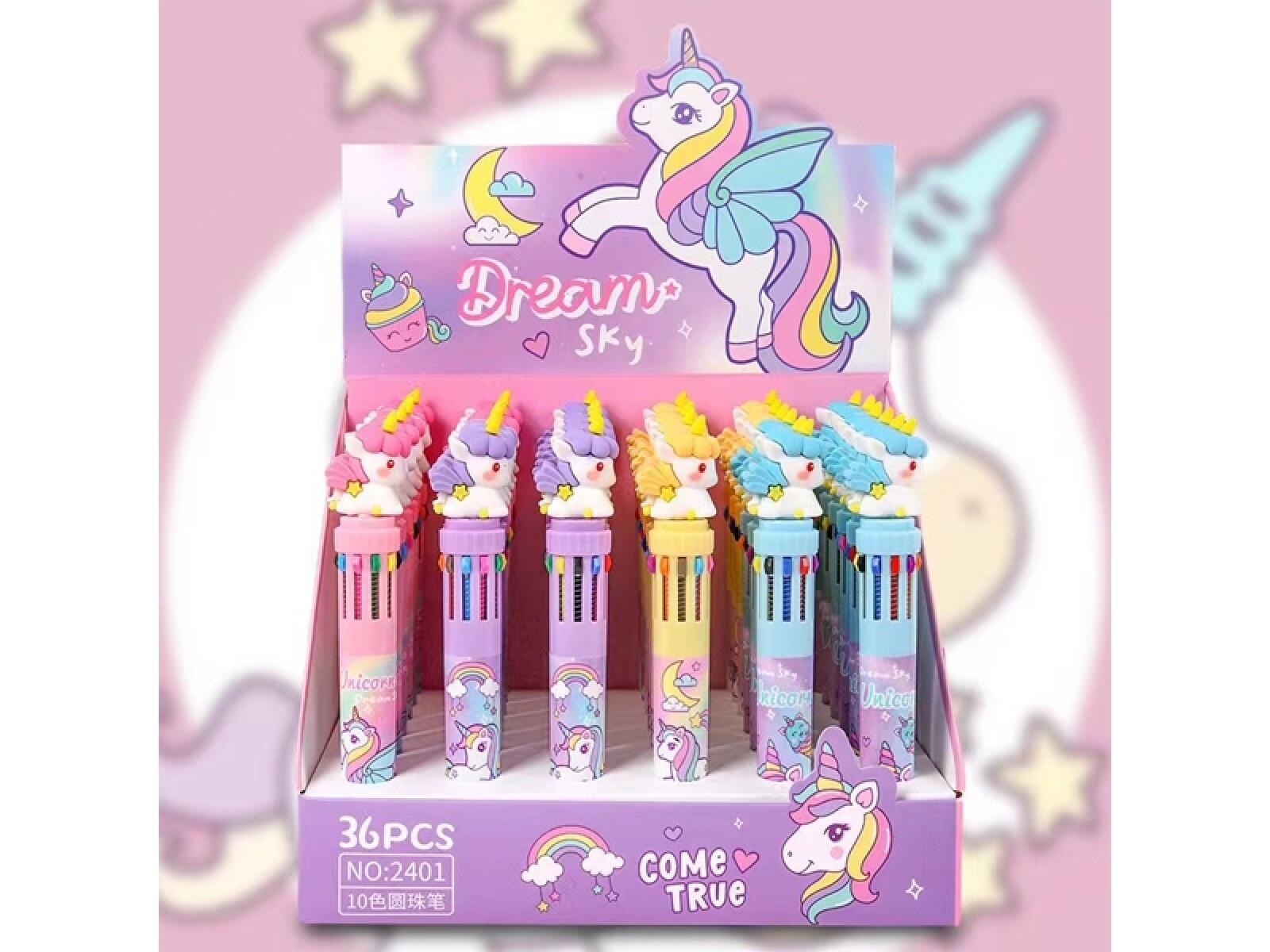 BOLÍGRAFO MULTICOLOR 10 EN 1 – UNICORNIO 