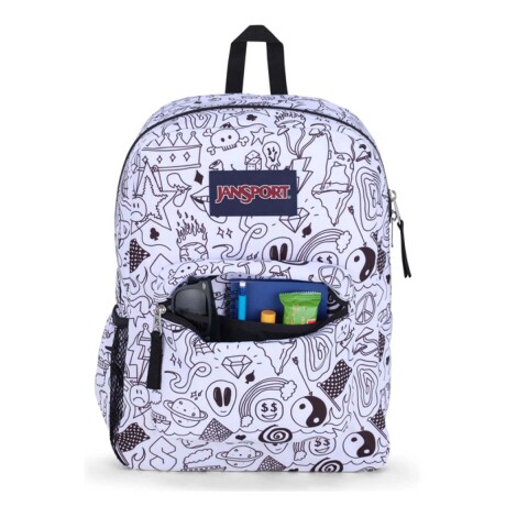 Mochila Escolar Jansport Cross Town Original Unisex Urbana Broken Broadcast