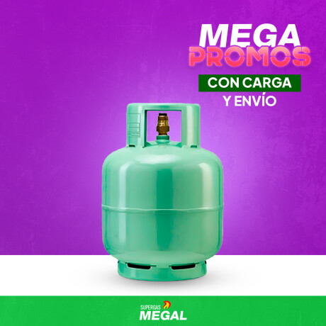Envase de 13 kg con carga y envío Envase de 13 kg con carga y envío