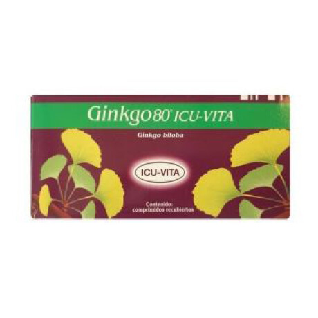 Ginkgo Icu 80mg 30 Comprimidos Ginkgo Icu 80mg 30 Comprimidos