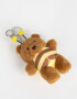 Llavero Peluche Llavero Y Charm De Peluche De Osito Abeja - Marron Medio