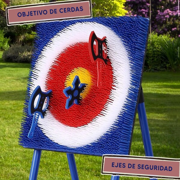 Tiro Al Blanco Con Hachas Y Estrellas Ninjas TIRO AL BLANCO CON HACHAS DW349