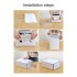Caja Organizadora Zapatos Zapatera 12 Unidades Caja Apilable Color Variante Blanco