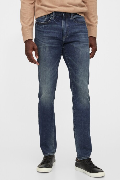 Jean Skinny Soft High Stretch Hombre Medium Wash