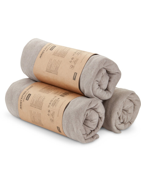 Sábana bajera ajust jersey JANNE 90x200x30 gris Sábana bajera ajust jersey JANNE 90x200x30 gris