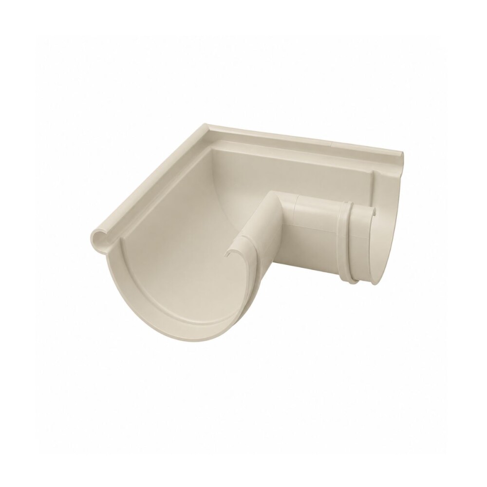 Esquinero externo beige para canaleta Aquapluv TIGRE Esquinero Externo Beige Para Canaleta Aquapluv Tigre