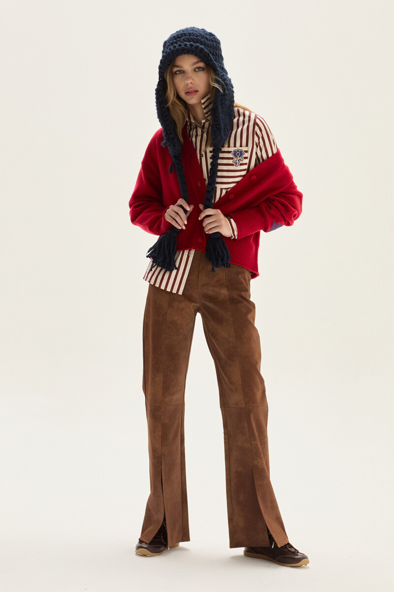 Cardigan Winter Rojo