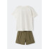 PIJAMA MM MASC BRANCO/VERDE
