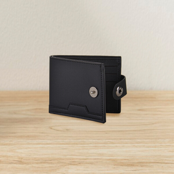 BILLETERA DE HOMBRE NEGRA SIMIL CUERO BILLETERA DE HOMBRE NEGRA SIMIL CUERO