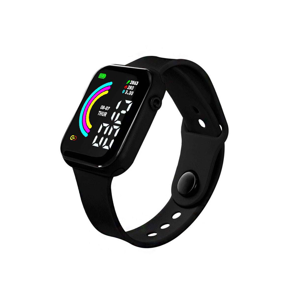 RELOJ SMARTWATCH FITPRO T500 NEGRO 