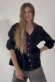 Camisa camelia Negro