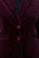 Blazer de pana ciruela