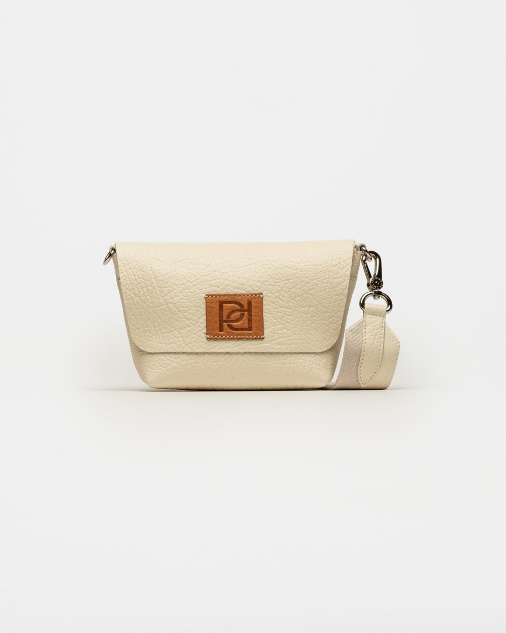 Mini bag Nina en cuero graneado Cotton